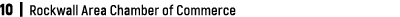 10 | Rockwall Area Chamber of Commerce
