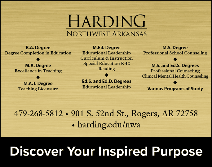 A white sign with black lettering that reads “Robar003 Harding University 4x3 7x5 3/4". AI generated content