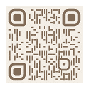 A barcode with a square in the middle. Description generated by AI