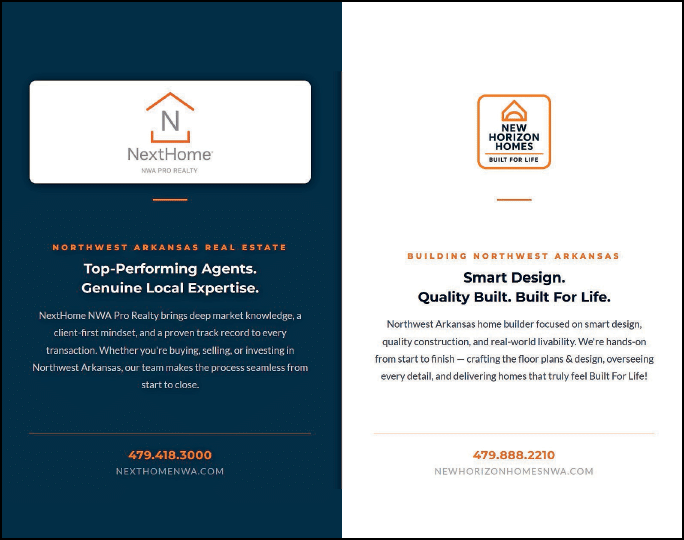 A sign that says “Next Home NWAPRO Realty" in white letters. AI generated content