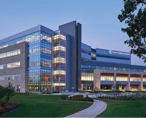 A large building with many windows and a blue tint. AI generated content