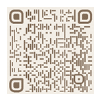A barcode with a square in the middle. Description generated by AI
