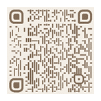 A barcode with a square in the middle. Description generated by AI