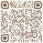 A barcode with a square in the middle. Description generated by AI
