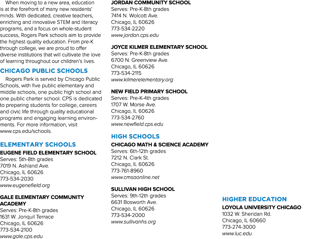 When moving to a new area, education is at the forefront of many new residents’ minds. With dedicated, creative teach...