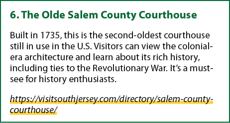 6. The Olde Salem County Courthouse Built in 1735, this is the second oldest courthouse still in use in the U.S. Vis...