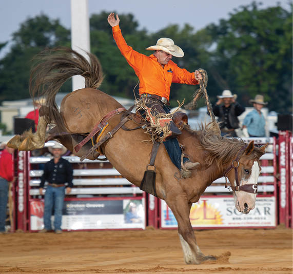 Cowtown Rodeo Woodstown Pilesgrove, N.J., Aug. 10  Stock contractor: Cowtown Rodeo. Rodeo secretary: Carmela Spano. Officials: Cory Clement and Roger Walter. Timers: Dana Desiato and Clare Turnbull Nichols. Announcers: Scott Grover and Jeff Lee. Specialty acts: Chelsea Anderson and Gena Cox. Bullfighters: Ethan Johnson, Jerry Jacobs and Houston Burbridge. Clown/barrelman: Jason Farley. Flankmen: R.J. Griscom Jr and Mark DeSiato. Chute boss: R.J. Griscom Jr. Pickup men: Dominic Spano and John Leinaweaver. Music director: Jersey Jake Ostrum III. Photographer: Andre Da Silva.