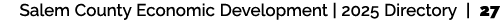 Salem County Economic Development | 2025 Directory | 27