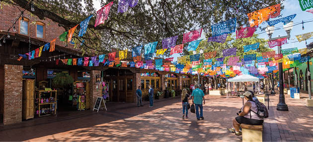 Historic Market Square Mexican Shopping Center tourist destination in San Antonio Texas...