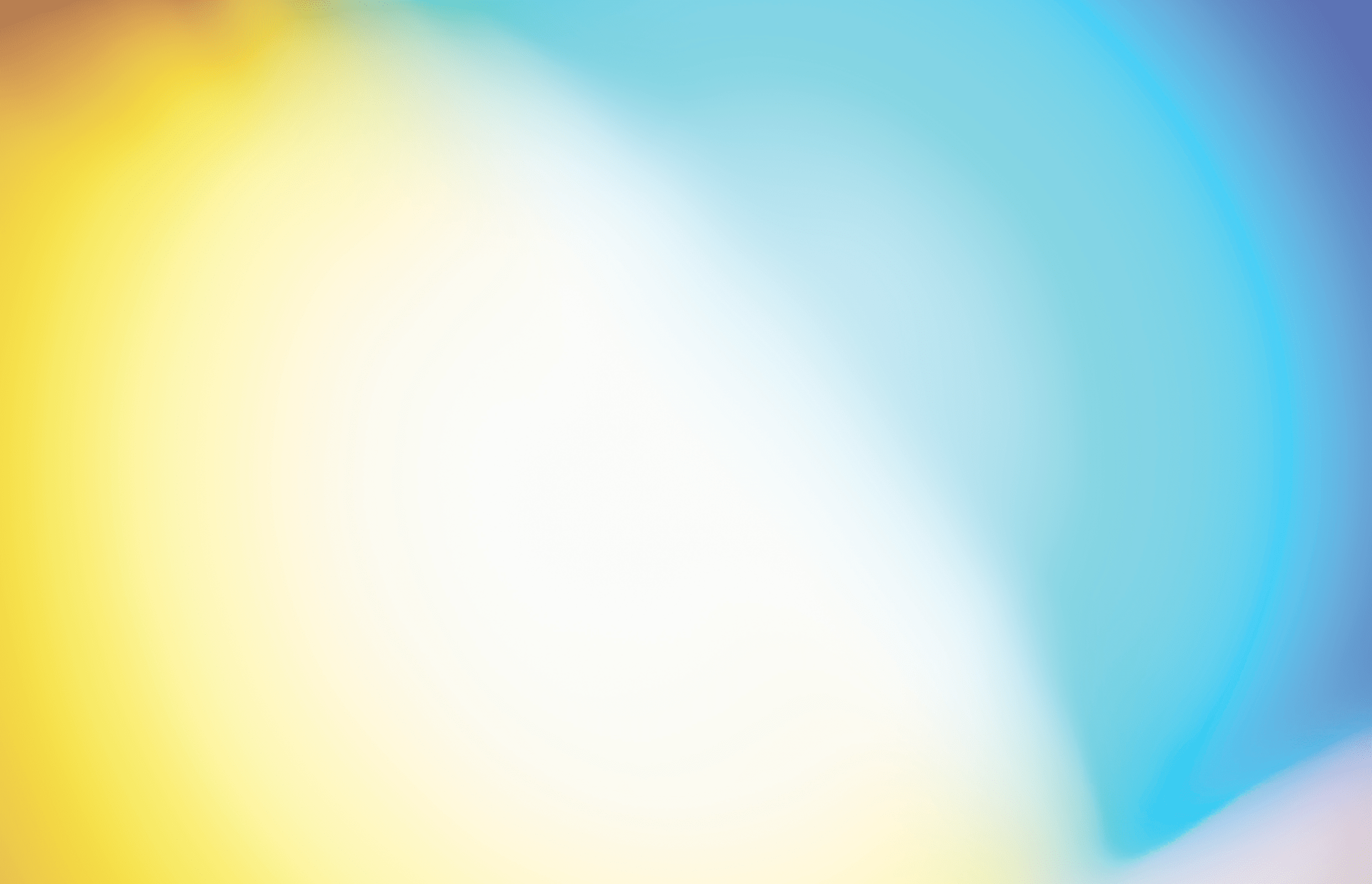 Gradient yellow, white and blue background.