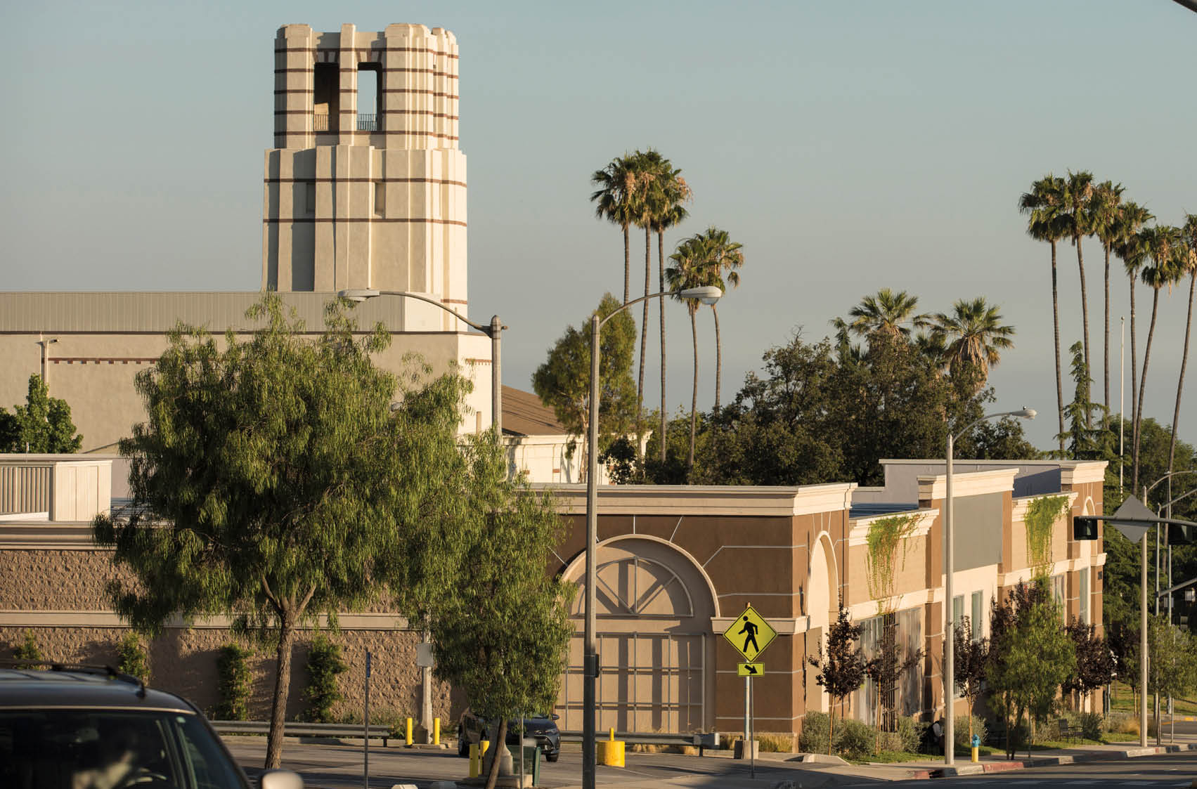 View of downtown Altadena, California.