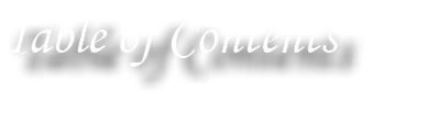 Table of Contents