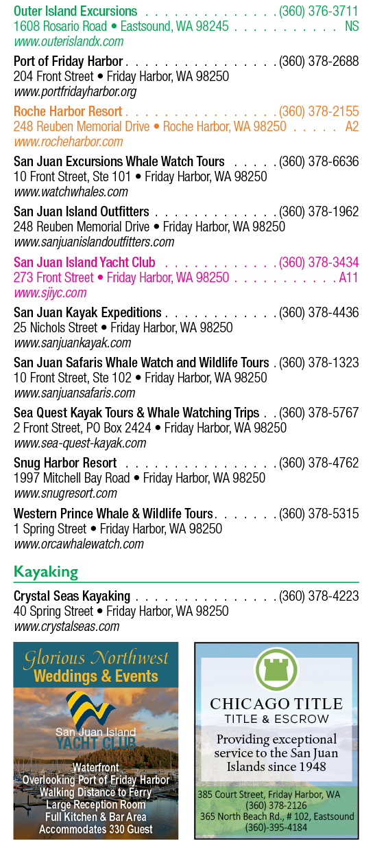 A list of phone numbers and businesses. Description generated by AI