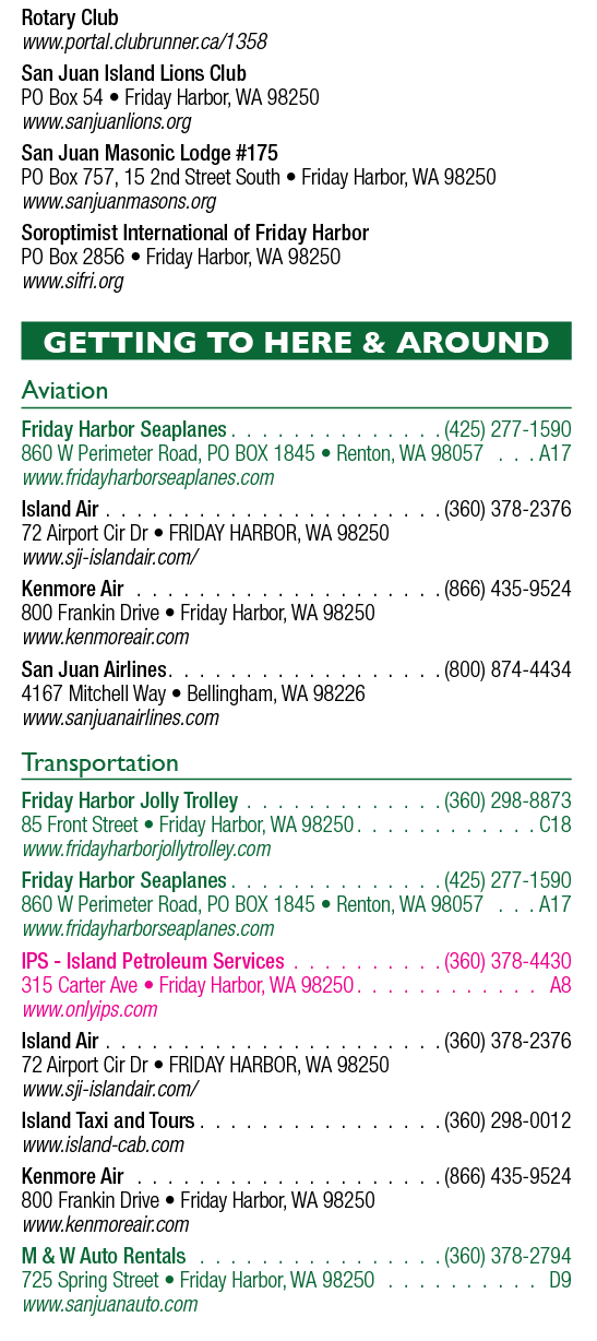 A list of phone numbers and addresses for businesses. Description generated by AI