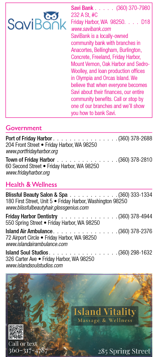 A flyer for Island Vitality. Description generated by AI