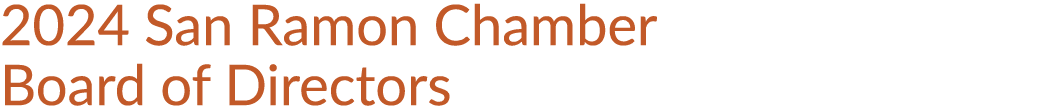 2024 San Ramon Chamber Board of Directors