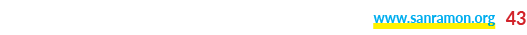 www.sanramon.org 43
