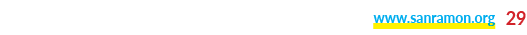 www.sanramon.org 29