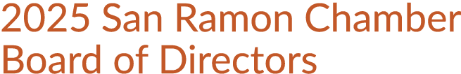 2025 San Ramon Chamber Board of Directors