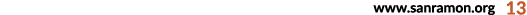 www.sanramon.org 13
