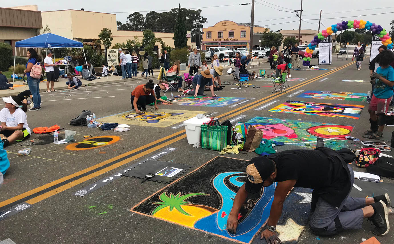 Image from 2018 7th Annual OCAF Chalk Festival. The Orcutt Children’s Arts Foundation will hosted its 7th annual Chalk Festival in Historic Old Town Orcutt. Located in Santa Maria, California.