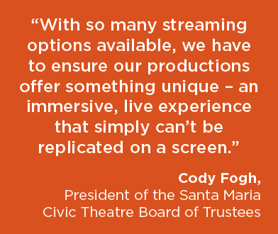 “With so many streaming options available, we have to ensure our productions offer something unique – an immersive, l...