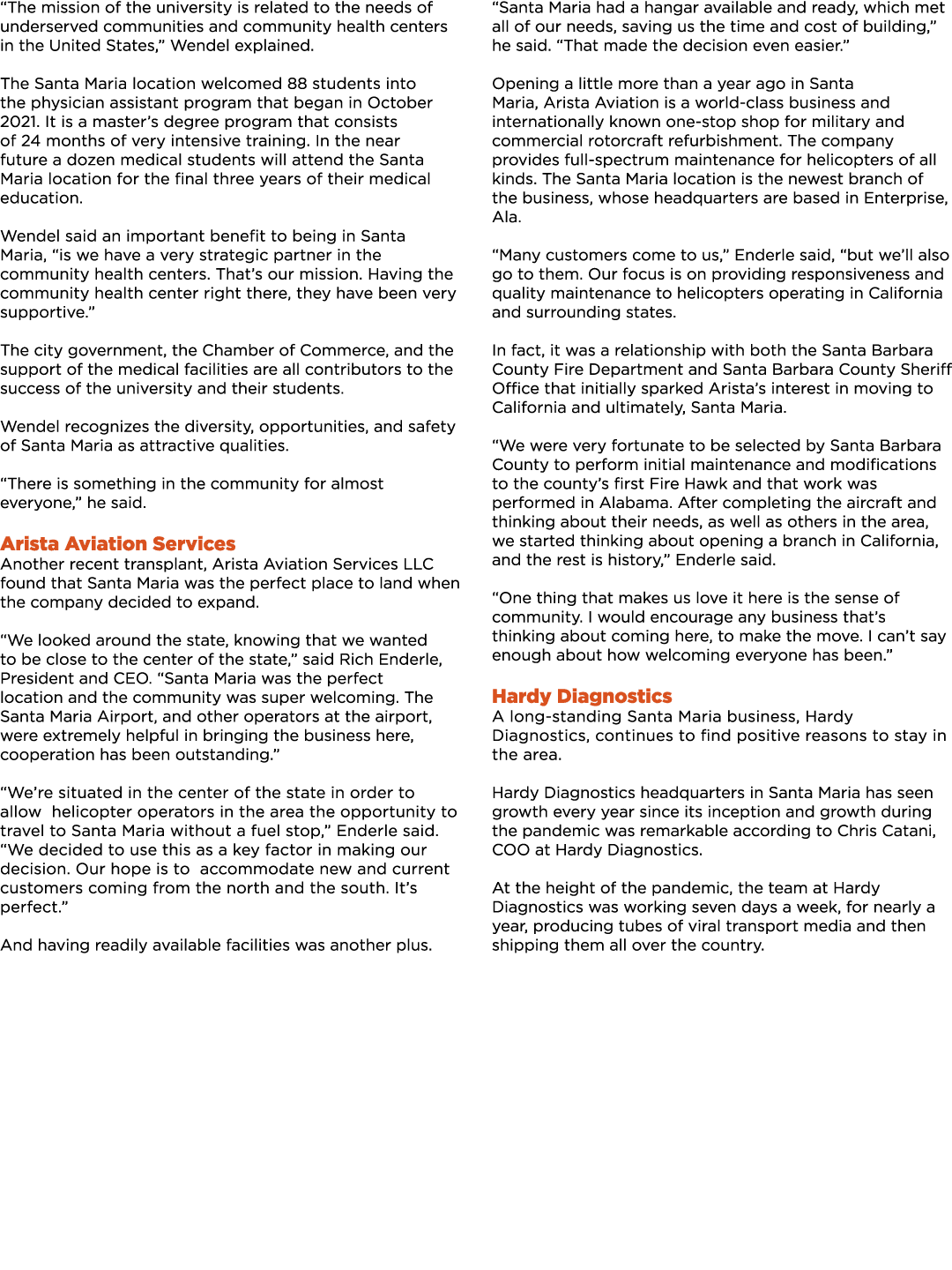 “The mission of the university is related to the needs of underserved communities and community health centers in the...