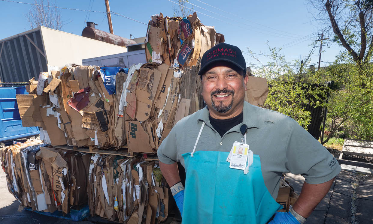 Chumash Casino's Zero Waste program.