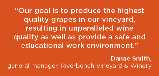 “Our goal is to produce the highest quality grapes in our vineyard, resulting in unparalleled wine quality as well as...