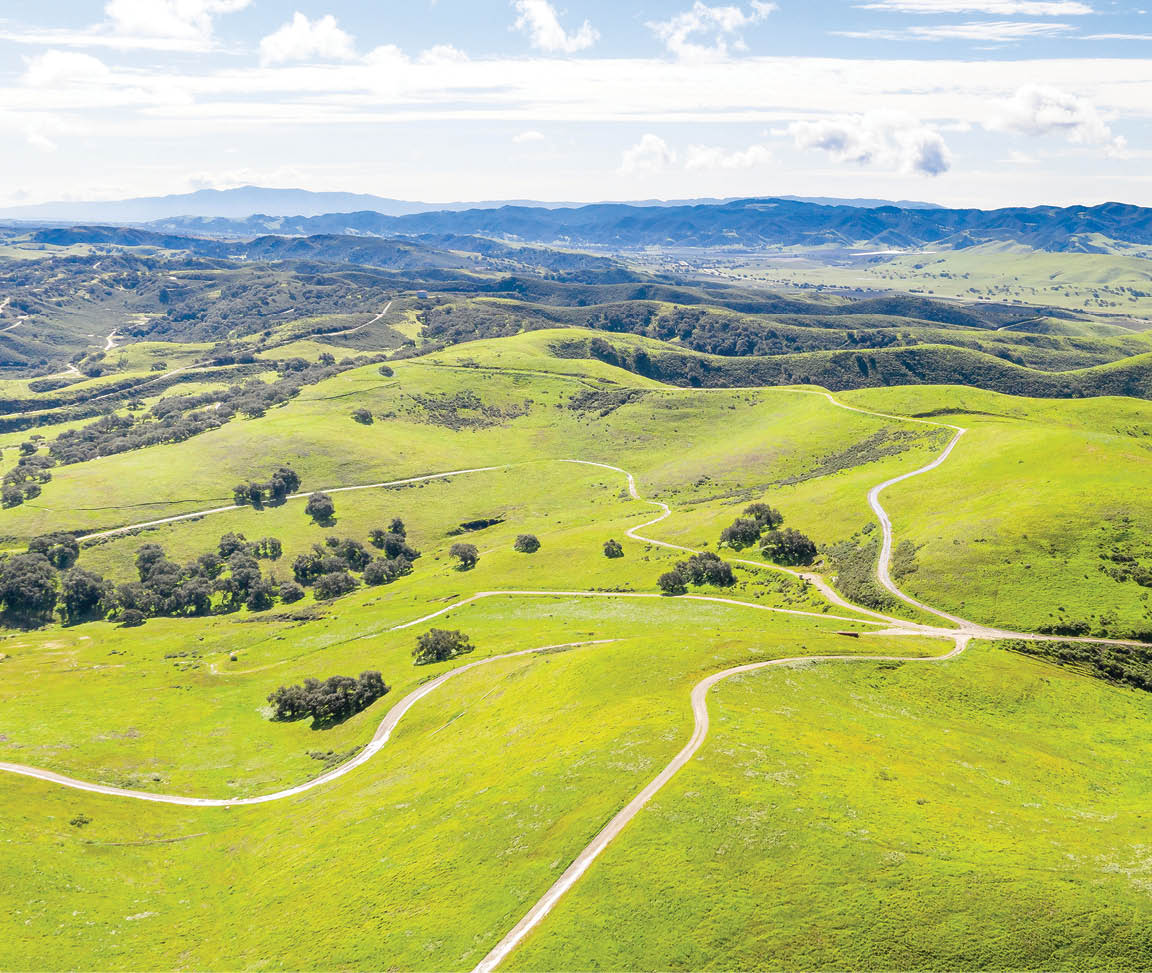 Image of landscape for the Outbound Collective website to promote the Santa Maria Valley, in Santa Maria, California 