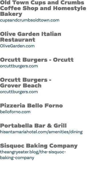 Old Town Cups and Crumbs Coffee Shop and Homestyle Bakery cupsandcrumbsoldtown com Olive Garden Italian Restaurant Ol   