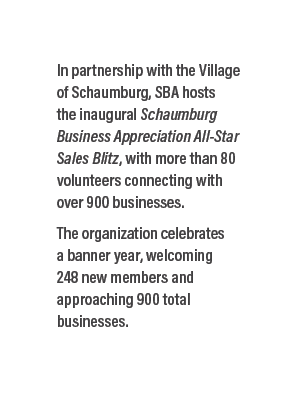 In partnership with the Village of Schaumburg, SBA hosts the inaugural Schaumburg Business Appreciation All Star Sale...