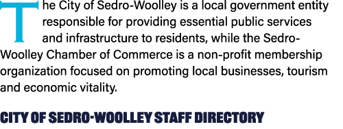 The City of Sedro Woolley is a local government entity responsible for providing essential public services and infras...