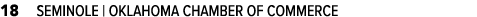 18 SEMINOLE | OKLAHOMA CHAMBER OF COMMERCE