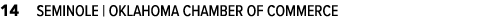 14 SEMINOLE | OKLAHOMA CHAMBER OF COMMERCE