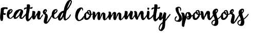 Featured Community Sponsors