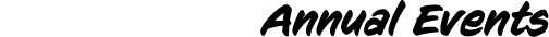Annual Events