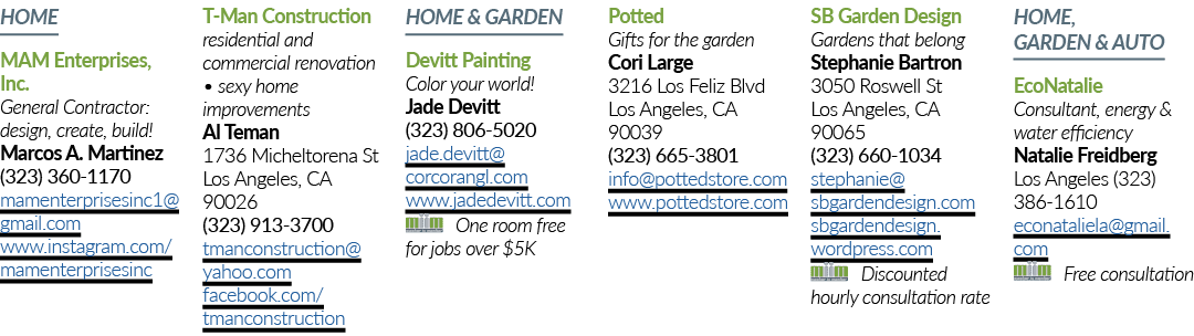 HOME MAM Enterprises, Inc. General Contractor: design, create, build! Marcos A. Martinez (323) 360 1170 mamenterprise...