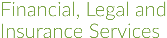 Financial, Legal and Insurance Services