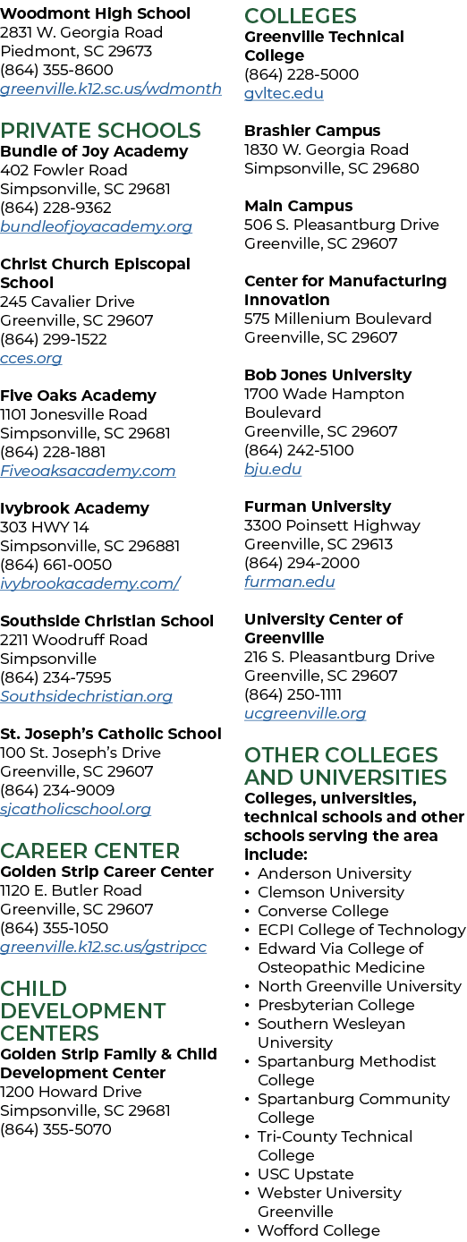 Woodmont High School 2831 W  Georgia Road Piedmont, SC 29673 (864) 355-8600 greenville k12 sc us wdmonth PRIVATE SCHO   