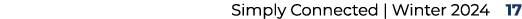 Simply Connected | Winter 2024 17