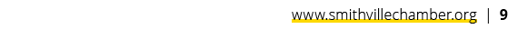 www.smithvillechamber.org | 9