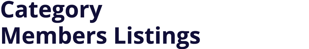 Category Members Listings