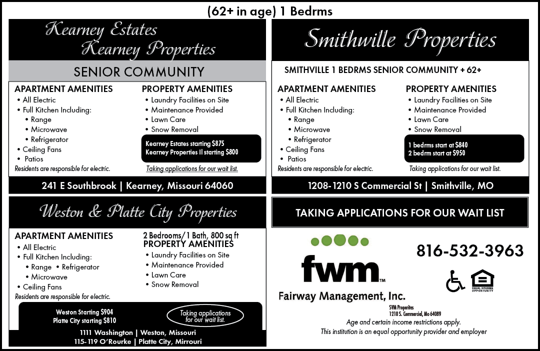 Two ads for apartments and properties in the city. AI generated content