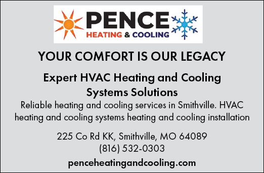 A business advertisement for Pence Heating and Cooling Systems Solutions. AI generated content