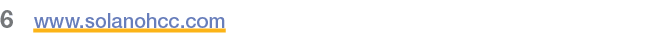 6 www.solanohcc.com