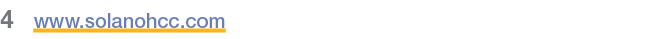 4 www.solanohcc.com