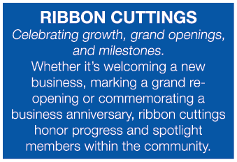 Ribbon Cuttings Celebrating growth, grand openings, and milestones. Whether it’s welcoming a new business, marking a ...