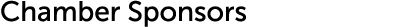 Chamber Sponsors