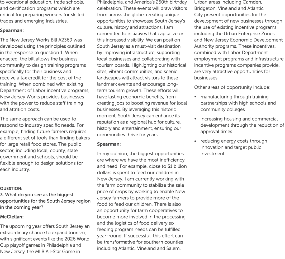 to vocational education, trade schools, and certification programs which are critical for preparing workers for skill...
